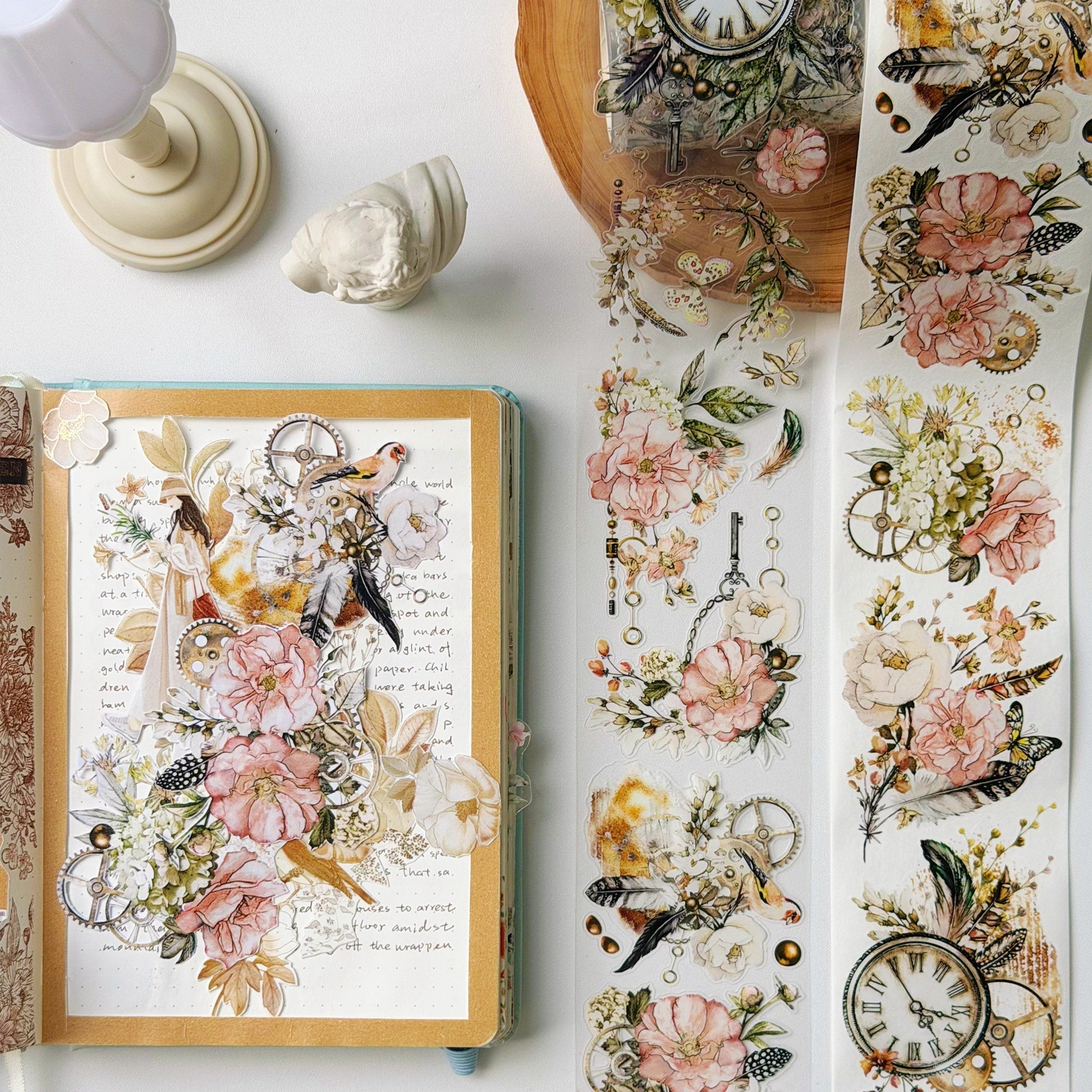 5 Creative Ways to Use Vintage Washi Tape & Stickers in Your Journal - SummitGH