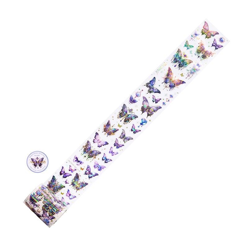 Crystal Holographic Butterfly Sticker Roll | 6-Roll DIY Set - SummitGH
