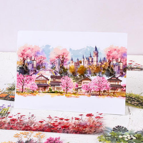 Cottagecore Floral PET Stickers | 6-Bag DIY Journaling Set - SummitGH