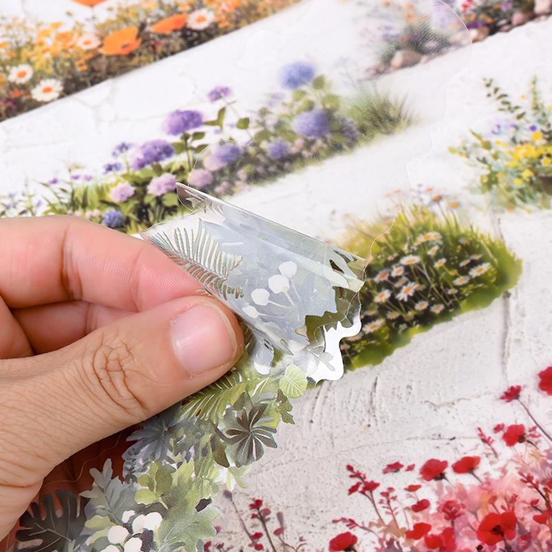 Cottagecore Floral PET Stickers | 6-Bag DIY Journaling Set - SummitGH
