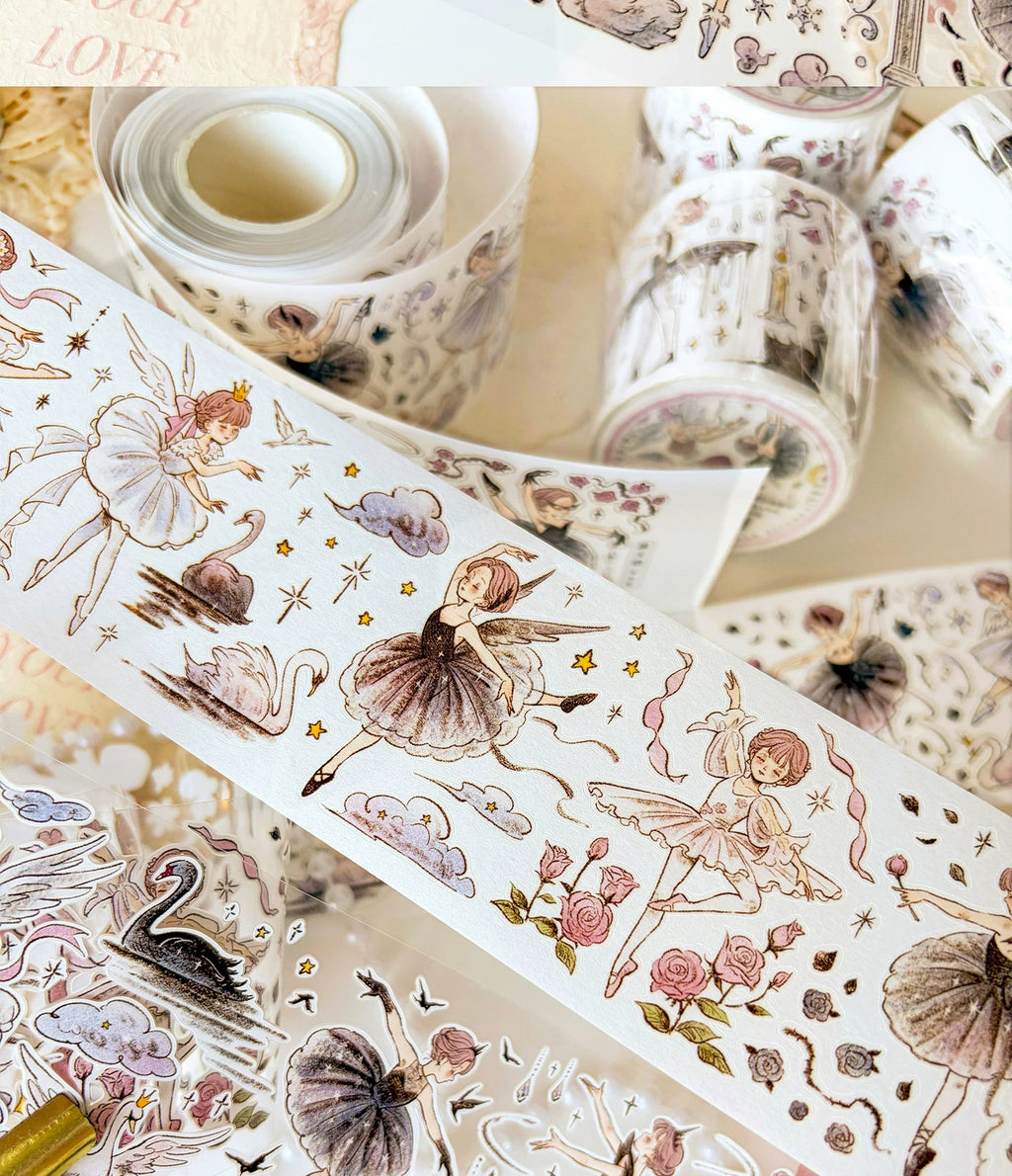 Fairytale Character Washi Tape & Stickers Set for Scrapbooking & DIY Crafts DIY Craft Tool - SummitGH