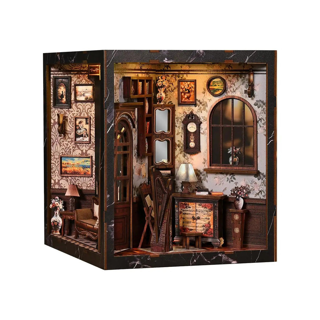 European Melody Music Booknook Kit - DIY 3D Assembly Model - SummitGH