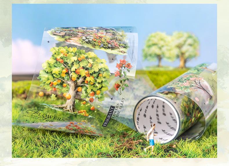 Botanical Cottagecore PET Sticker Roll | 6-Roll Aesthetic Set - SummitGH