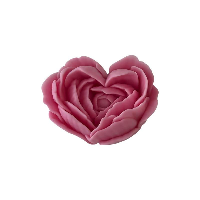 Heart Flower Silicone Mold - DIY Candles, Resin Art & Soap Making Candle Making Supplies DIY Craft Tool - SummitGH