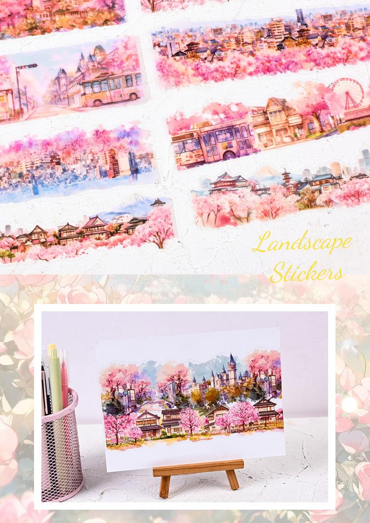 Cottagecore Floral PET Stickers | 6-Bag DIY Journaling Set - SummitGH