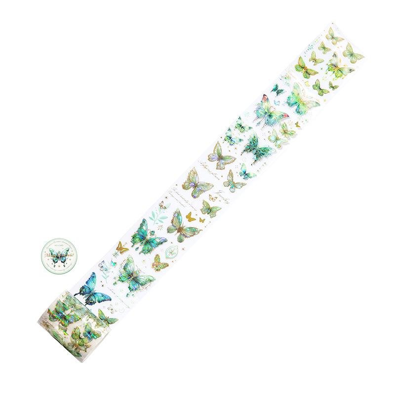 Crystal Holographic Butterfly Sticker Roll | 6-Roll DIY Set - SummitGH