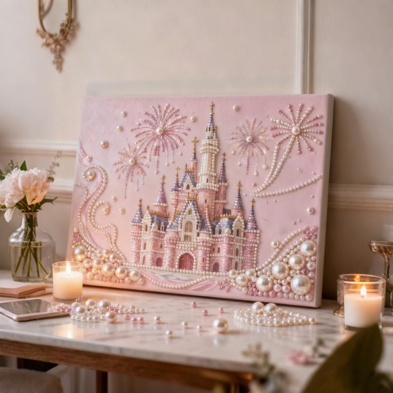 Pearl Art Canvas Kit – Gem Painting Wall Decor (15.7”×19.7”) DIY Craft Set DIY Craft Tool - SummitGH