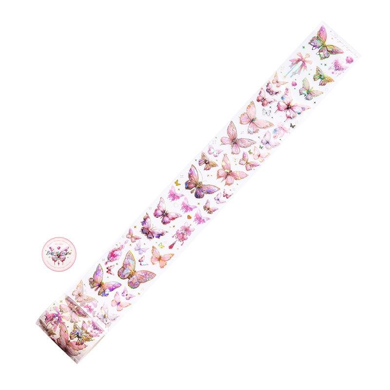 Crystal Holographic Butterfly Sticker Roll | 6-Roll DIY Set - SummitGH