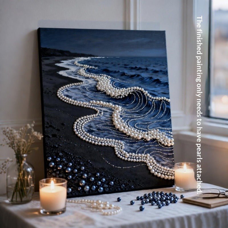 Pearl Art Canvas Kit – Gem Painting Wall Decor (15.7”×19.7”) DIY Craft Set DIY Craft Tool - SummitGH