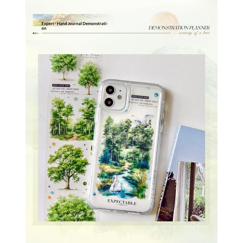 Botanical Cottagecore PET Sticker Roll | 6-Roll Aesthetic Set - SummitGH