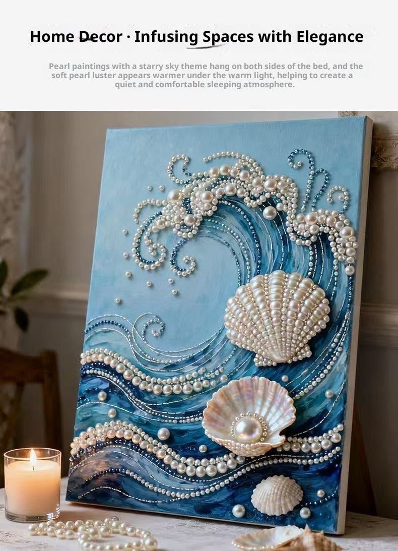 Pearl Art Canvas Kit – Gem Painting Wall Decor (15.7”×19.7”) DIY Craft Set DIY Craft Tool - SummitGH