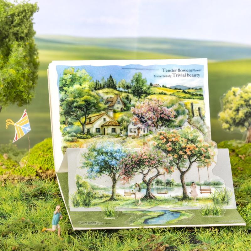Botanical Cottagecore PET Sticker Roll | 6-Roll Aesthetic Set - SummitGH