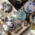 Vintage steampunk washi tape collage layering craft supplies - SummitGH