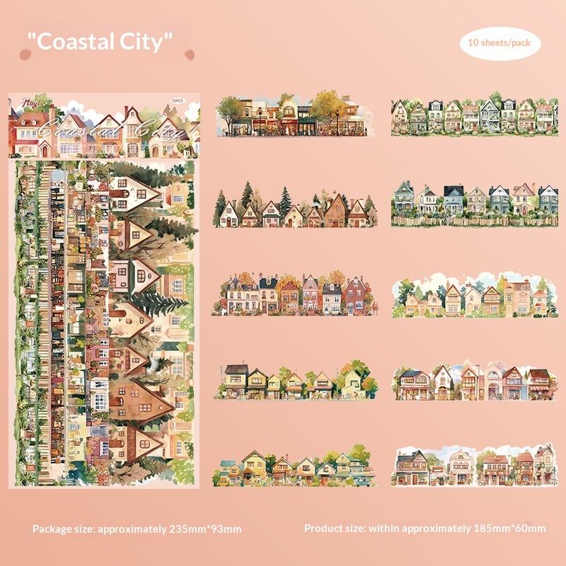 Cottagecore Floral PET Stickers | 6-Bag DIY Journaling Set - SummitGH