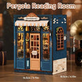 3D Book Nook Kit – DIY Dollhouse Bookshelf Insert, Cottage Reading Room Design