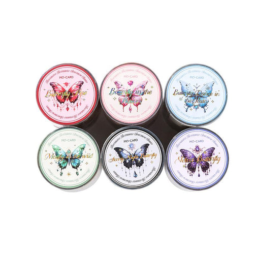Crystal Holographic Butterfly Sticker Roll | 6-Roll DIY Set - SummitGH