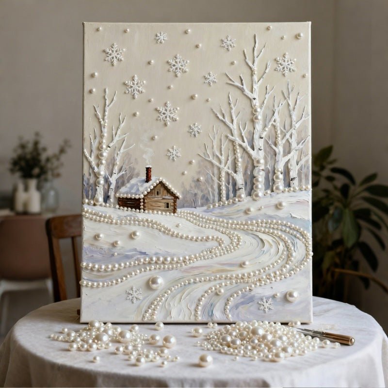 Pearl Art Canvas Kit – Gem Painting Wall Decor (15.7”×19.7”) DIY Craft Set DIY Craft Tool - SummitGH